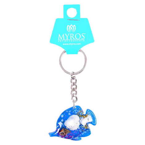 Fethiye Themed Customised Transparent Polyester Keyring - 8