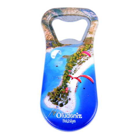 Fethiye Themed Customised Uv Printed Plastic Base Plastic Base Bottle Opener 95x43 mm - 4