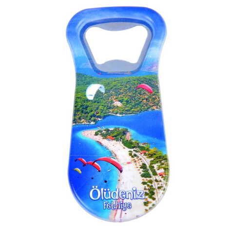 Fethiye Themed Customised Uv Printed Plastic Base Plastic Base Bottle Opener 95x43 mm - 6