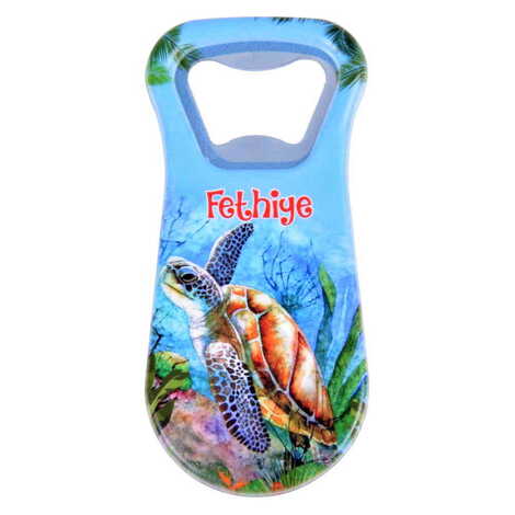 Fethiye Themed Customised Uv Printed Plastic Base Plastic Base Bottle Opener 95x43 mm - 8