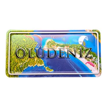 Fethiye Themed Embossed Pvc Oppression Fridge Magnet - 4