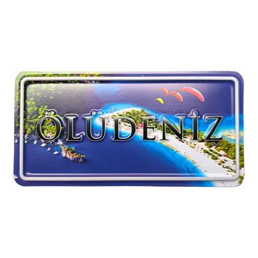 Fethiye Themed Embossed Pvc Oppression Fridge Magnet - 6