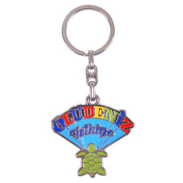 Fethiye Themed Metal Customised Enamel Keychain - 5