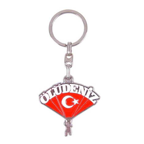 Fethiye Themed Metal Customised Enamel Keychain - 6