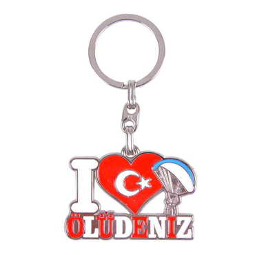 Fethiye Themed Metal Customised Enamel Keychain - 7