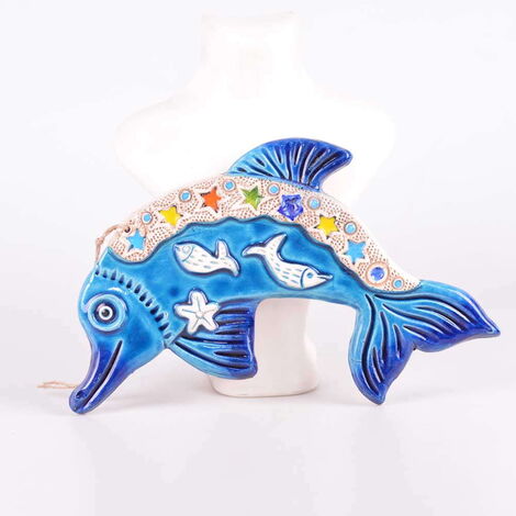 Fish Themed Nautical Ceramics Fifth Size Wall Hanging - 4