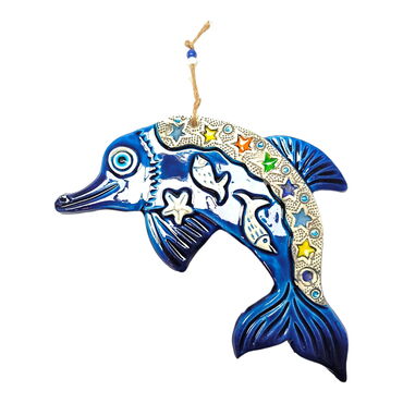 Fish Themed Nautical Ceramics Fifth Size Wall Hanging - 5