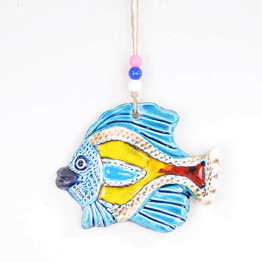 Fish Themed Nautical Ceramics First Size Wall Hanging - 4