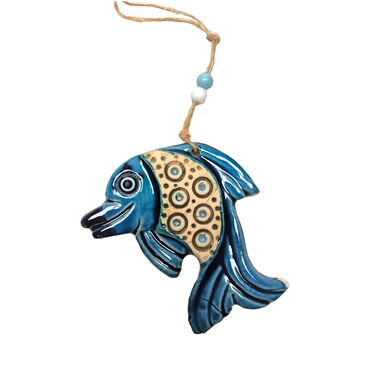 Fish Themed Nautical Ceramics First Size Wall Hanging - 7