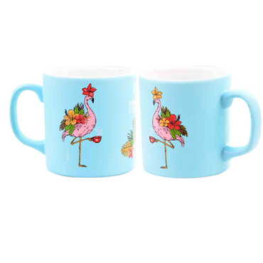 Flamingo Themed Ceramic Custom Printed Mug - 6