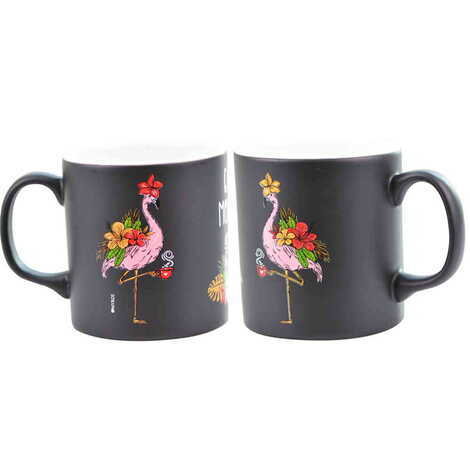 Flamingo Themed Ceramic Custom Printed Mug - 8