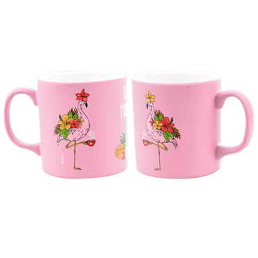 Flamingo Themed Ceramic Custom Printed Mug - 11