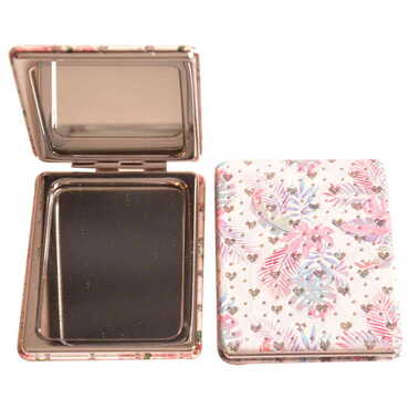 Flower Themed Custom Printed Rectangle Pocket Mirror - 6