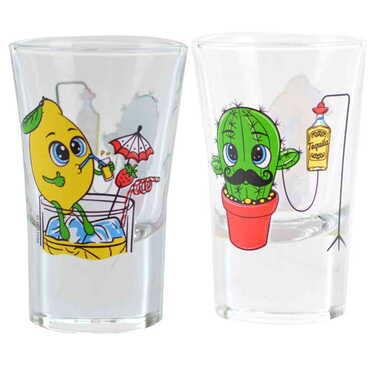 Funny Themed Custom Printed Shot Glass 45x70 mm - 4