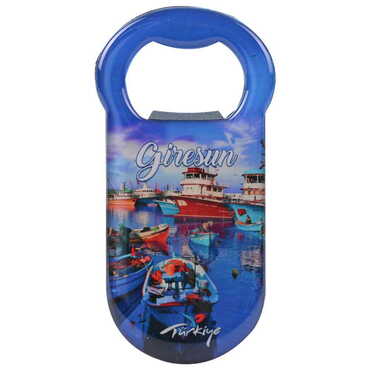 Giresun Themed Customizable Metal Magnetic Bottle Opener 90x45 mm - 5