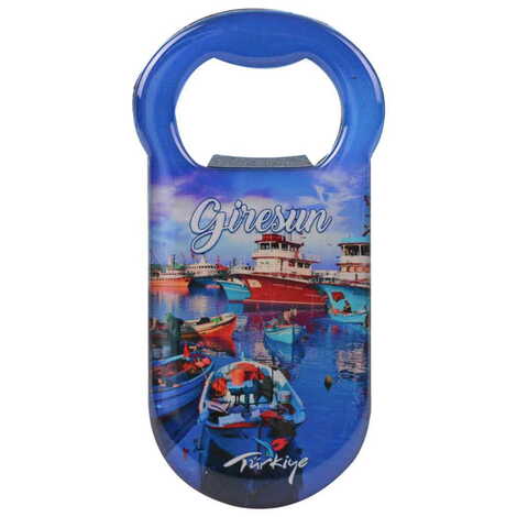 Giresun Themed Customizable Metal Magnetic Bottle Opener 90x45 mm - 5