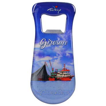 Giresun Themed Customizable Metal Magnetic Bottle Opener 95x42 mm - 5