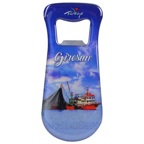 Giresun Themed Customizable Metal Magnetic Bottle Opener 95x42 mm - 5