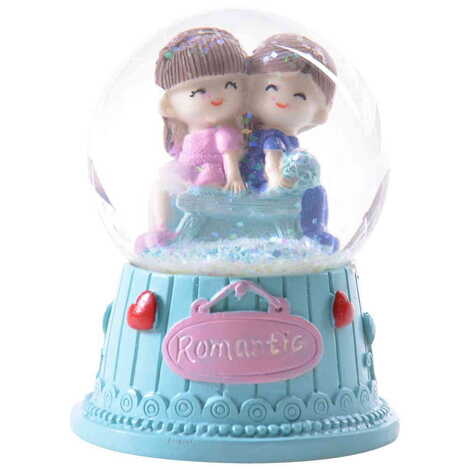 Glass Polyester Globe Love No:21 Medium Size - 5