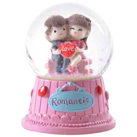 Glass Polyester Globe Love No:21 Medium Size - 6