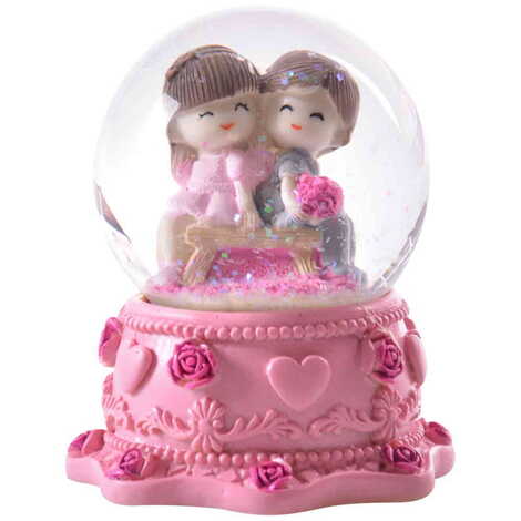 Glass Polyester Globe Love No:21 Medium Size - 7