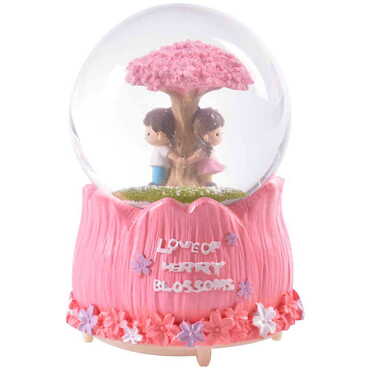 Glass Polyester Snow Globe No:34 Big Size - 3