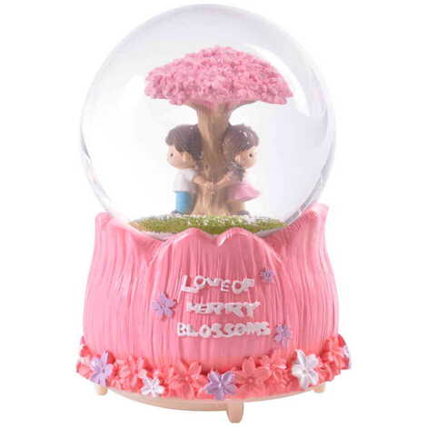 Glass Polyester Snow Globe No:34 Big Size - 3