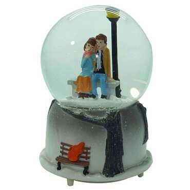 Glass Snow Globe No:32 Big Size - 3