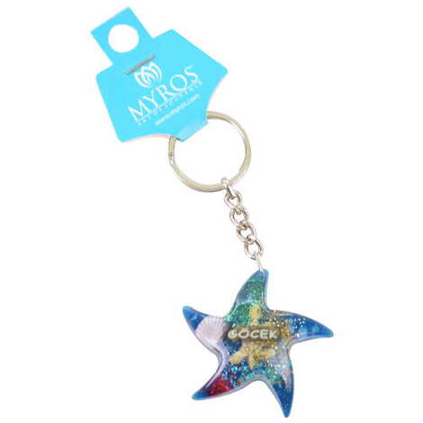 Gocek Themed Customised Transparent Polyester Keyring - 5