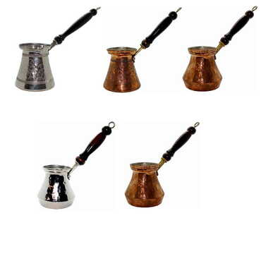 Handmade Turkish Copper Coffee Pot No:4 - 2