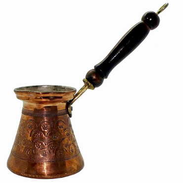 Handmade Turkish Copper Coffee Pot No:4 - 5