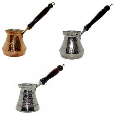 Handmade Turkish Copper Coffee Pot No:5 - 2