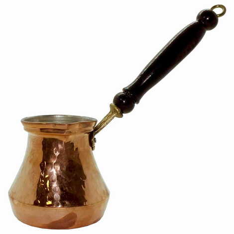 Handmade Turkish Copper Coffee Pot No:5 - 4