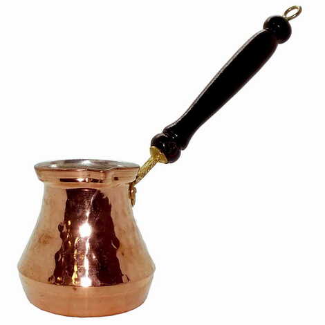 Handmade Turkish Copper Coffee Pot No:6 - 4