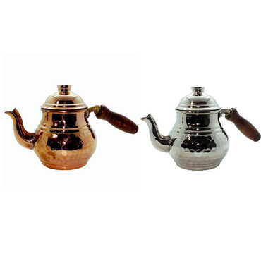 Handmade Turkish Copper Tea Pot No:1 - 2