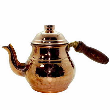 Handmade Turkish Copper Tea Pot No:1 - 3