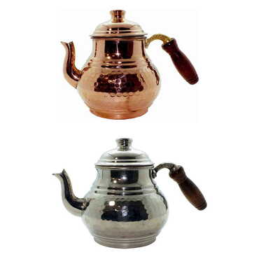 Handmade Turkish Copper Tea Pot No:2 - 2