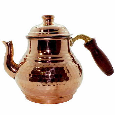 Handmade Turkish Copper Tea Pot No:2 - 3