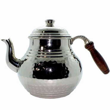 Handmade Turkish Copper Tea Pot No:3 - 4