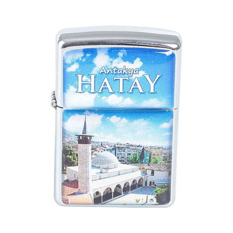 Hatay Themed Custom Printed Metal Gasoline Lighter - 3