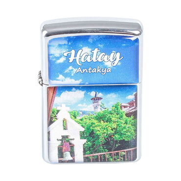 Hatay Themed Custom Printed Metal Gasoline Lighter - 4