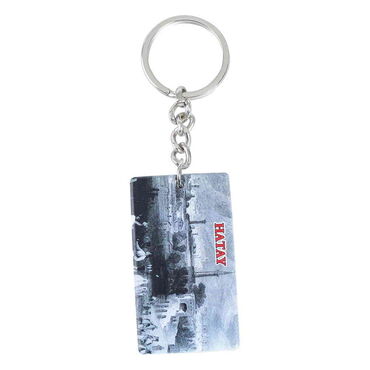 Hatay Themed Customised UV Printed Plastic Base Rectangle Keyring 31x106 mm - 3