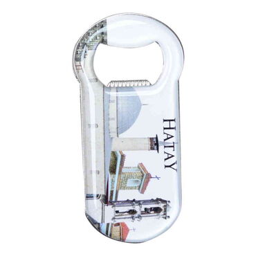 Hatay Themed Customizable Metal Magnetic Bottle Opener 90x45 mm - 6