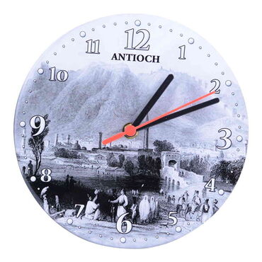 Hatay Themed Epoxy Wall Clock Home Decoration 20 Cm - 1