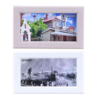 Hatay Themed Medium Wooden Printed Frame 130x205 mm - 4