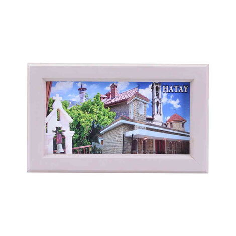 Hatay Themed Medium Wooden Printed Frame 130x205 mm - 5