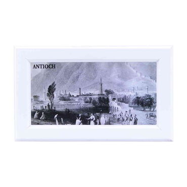 Hatay Themed Medium Wooden Printed Frame 130x205 mm - 6