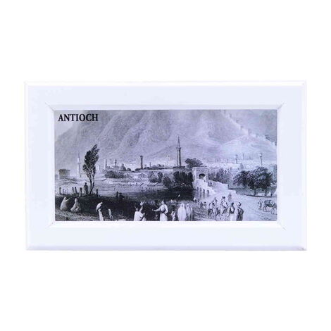 Hatay Themed Medium Wooden Printed Frame 130x205 mm - 6