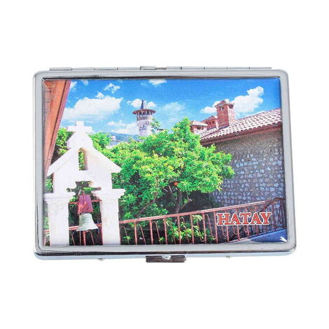 Hatay Themed Metal Cigarette Case 103x80x11 mm - 5