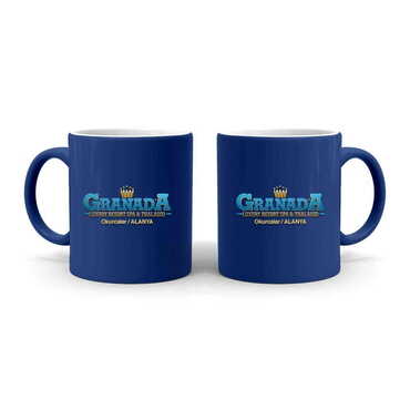 Hotel Themed Customised Serigraphy Printed Ceramic Mug 82x90 mm - Myros